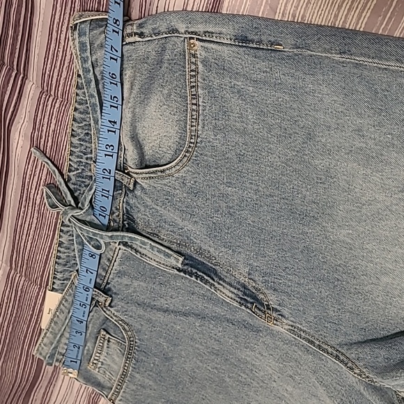 H&M Divided Baggy Loose Fit Mid Waist Wide Leg Jeans Wm 10 Cotton Casual Trendy - Picture 12 of 14